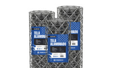 TELA ALAMBRADO MALHA 7,5 FIO 14 ALTURA 1,80M 25MT