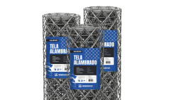 TELA ALAMBRADO MALHA 10 FIO 12 ALTURA 2,00M